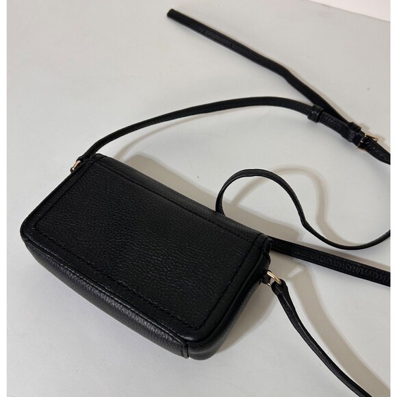 Marc Jacobs Groove Mini Bag Black Gold Hardware Leather Crossbody H107L01FA21 - Picture 13 of 15